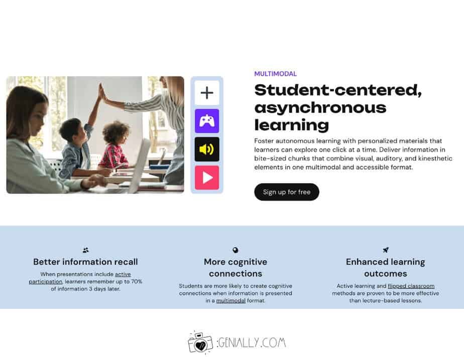 Genially: student-centered, asynchronous learning